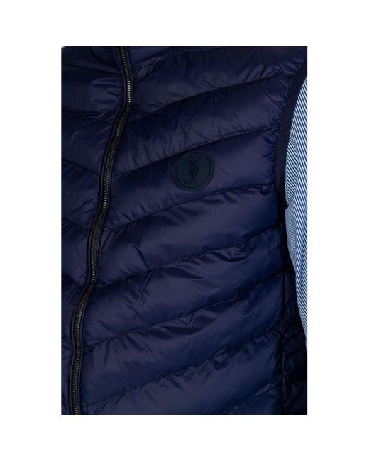 U.S. POLO ASSN. Blue U. S. Polo Assn. Polyamide Jacket for men