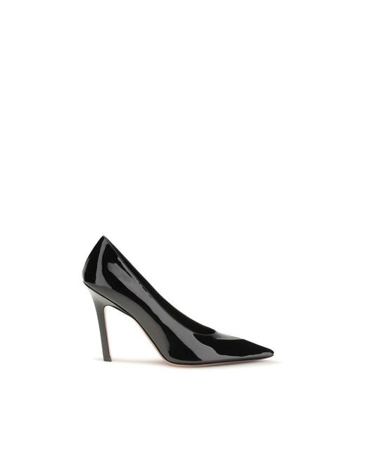 AMINA MUADDI Black Lamb Ovis Aries Aries Pumps