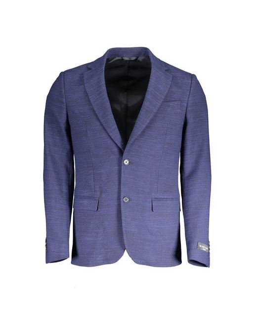 MARCIANO BY GUESS Blue Blu Wool Jacket