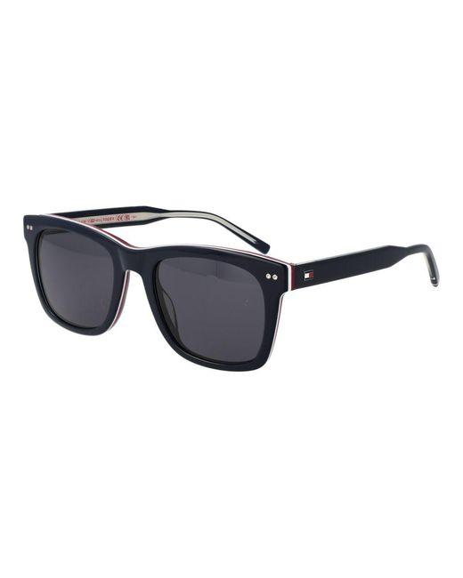 Tommy Hilfiger Black Blue Men Sunglasses for men