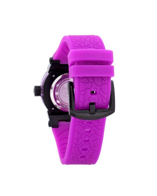 Lancaster Purple Silicone Watch
