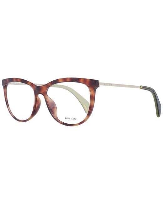 Police Brown Metal & Plastic Glasses (Frames)