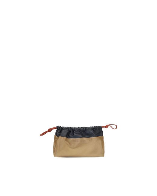 Pierre Hardy Multicolor Beige Calf Leather Bos Taurus Clutch Bag