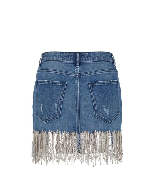 Trussardi Blue Denim Skirt
