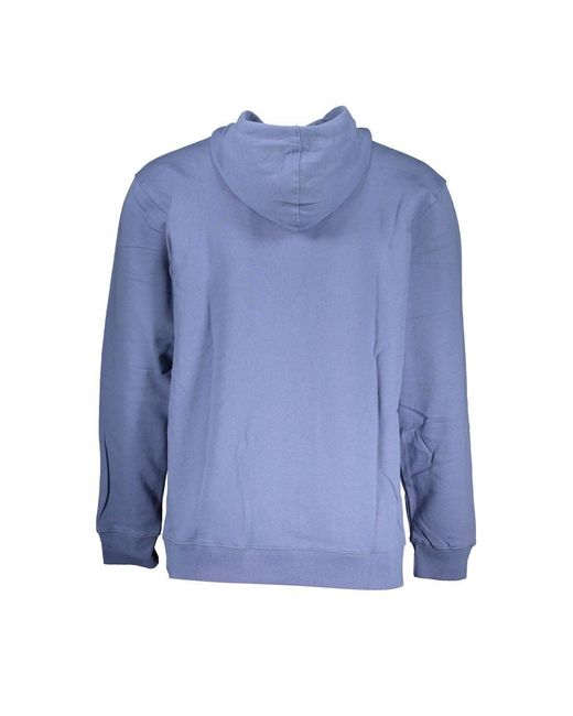 Vans Blue Chic Hooded Fleece Sweatshirt for men