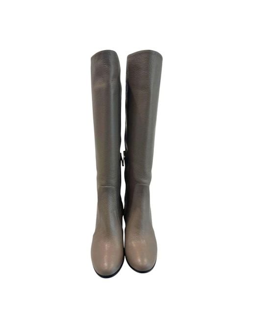 Borbonese Brown Leather Boot