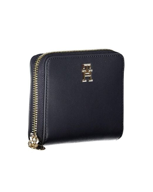 Tommy Hilfiger Blue Polyethylene Wallet
