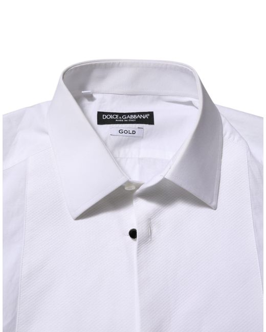 Dolce & Gabbana White Formal Shirts for men