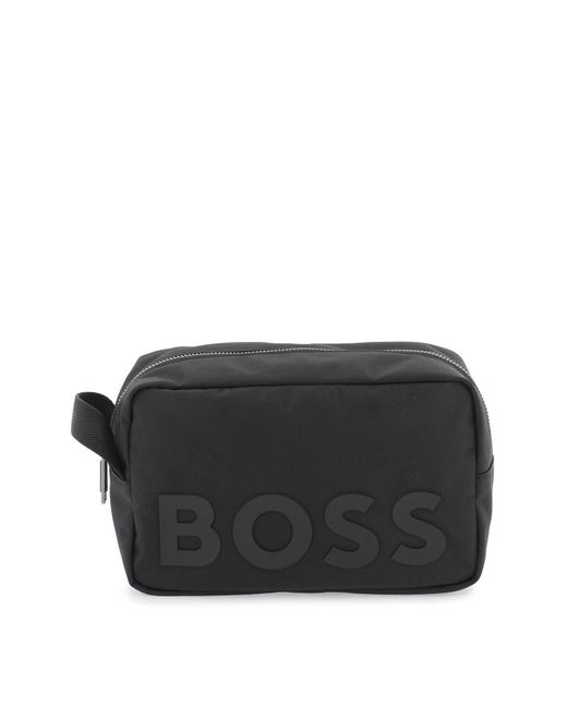 Boss Black Recycled Material Beauty Case In for men