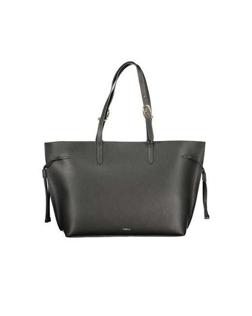 Furla Black Pelle Handbag