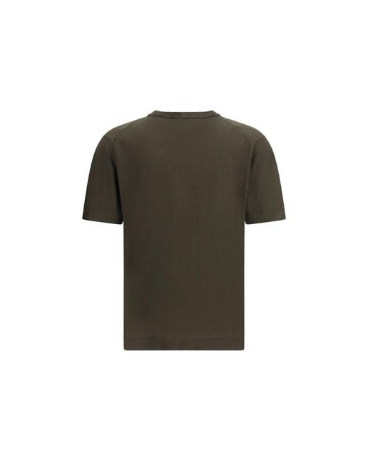 Cruna Green Bicolor Cotton T for men