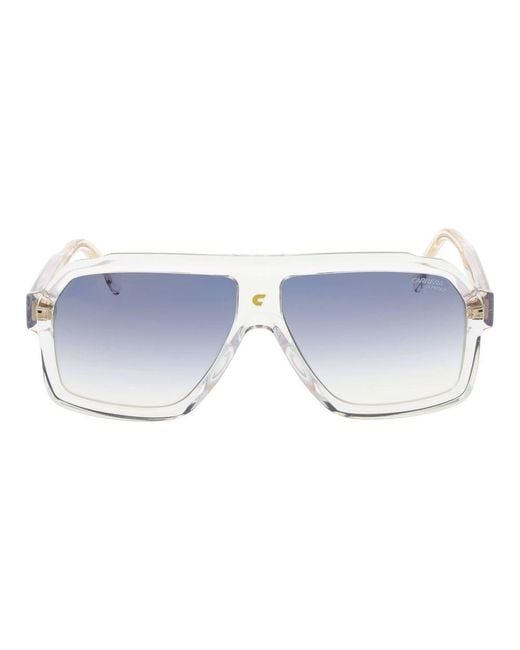 Carrera Blue Transparent Plastic Sunglasses for men