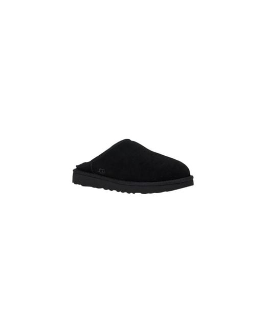 Ugg Black Suede Leather Clogs for men