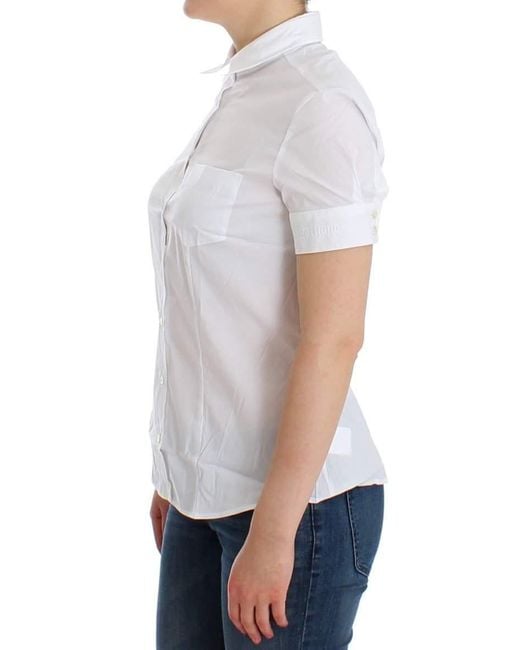 John Galliano Cotton Shirt White Sig12559