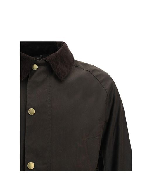 Barbour Black Bicolor Cotton Full for men