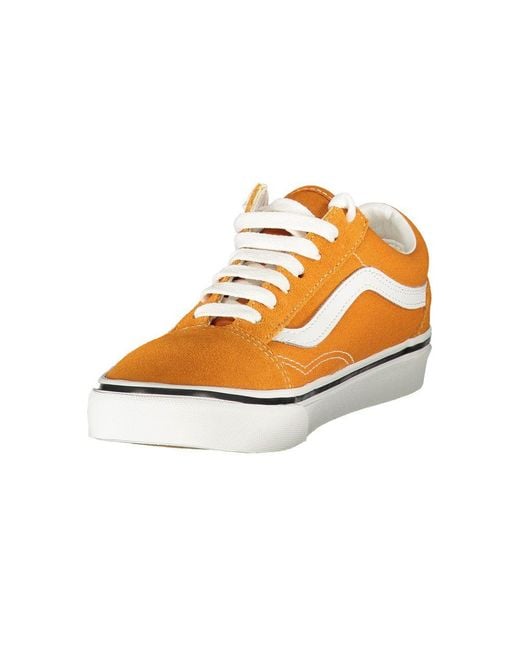 Vans Orange Arancione Polyester Sneaker