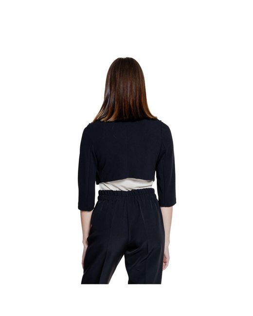 Rinascimento Black Polyester Tops & T
