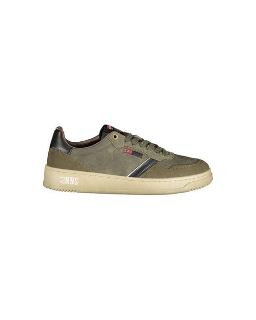 Norway 1963 Green Polyester Sneaker for men