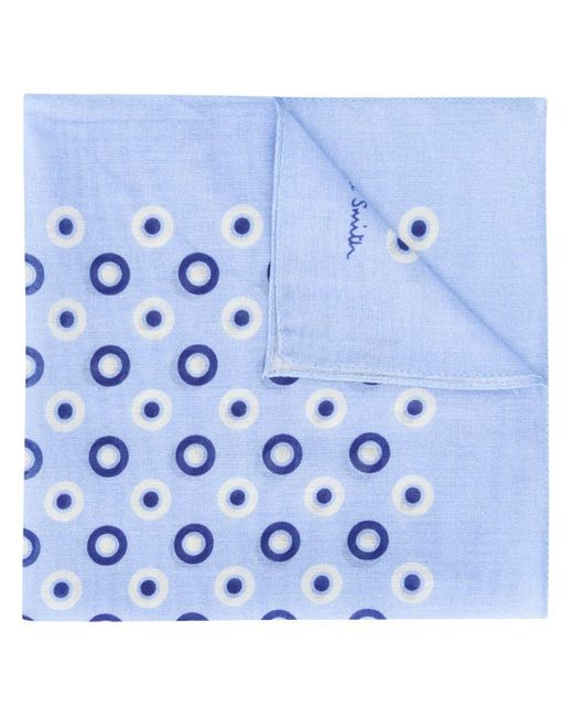 Paul Smith Cotton Circle Print Pocket Handkerchief in Blue for Men - Save  53% | Lyst