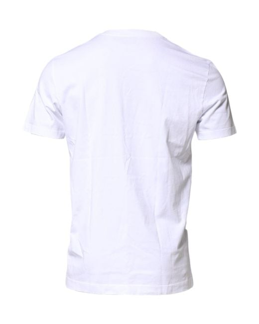 Dolce & Gabbana White Dna 0000 58 62 084 Tshirt for men