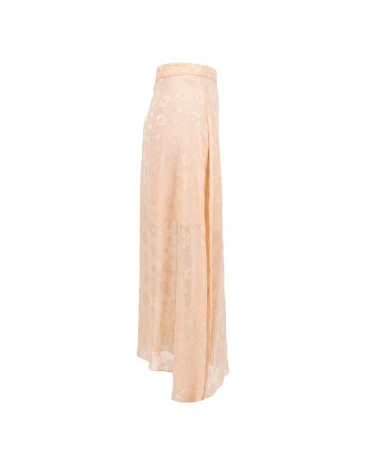 Trussardi Natural Beige Polyester S Skirt
