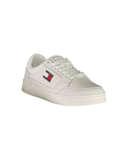 Tommy Hilfiger White Leather Sneaker for men