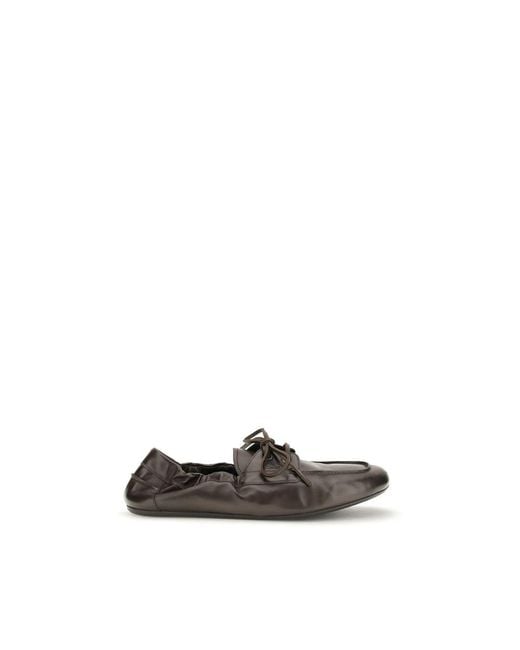 Prada Multicolor Brown Calf Leather Bos Taurus Slip for men