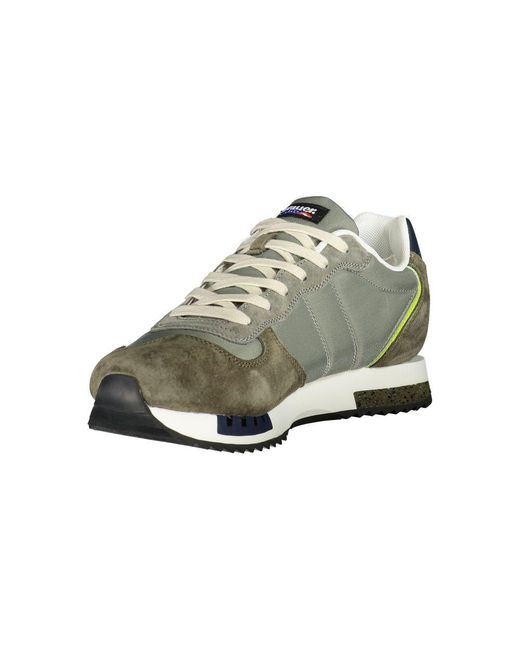 Blauer Green Polyester Mens Sneaker for men