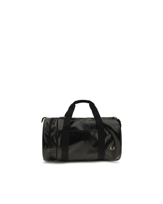 Fred Perry Black Polyester Luggage And Travel for men