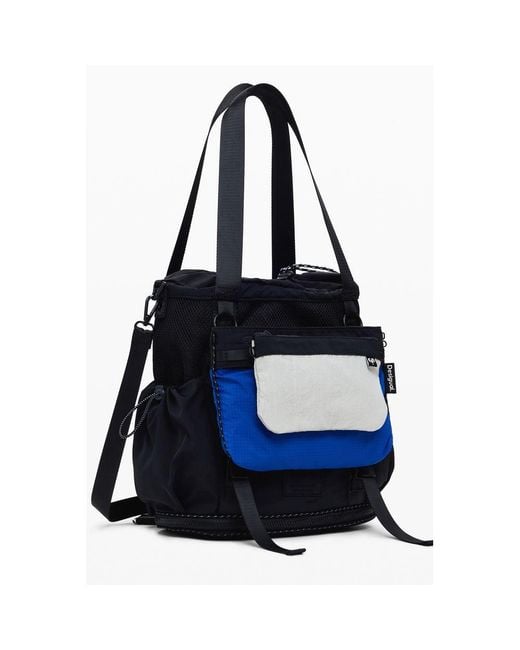 Desigual Black Polyester 's Convertible Bag