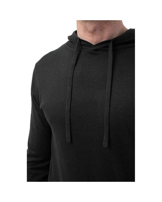 People Of Shibuya Black Cotton Sweater for men