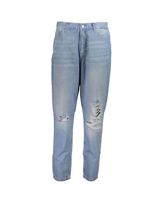 Calvin Klein Blue Cotton Jeans
