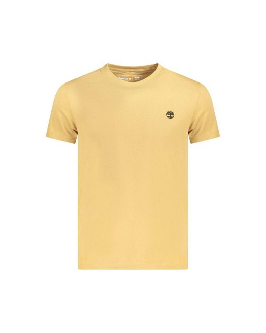 Timberland Yellow Beige Cotton Men T for men