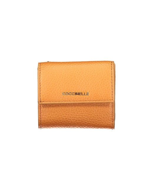 Coccinelle Orange Arancione Pelle Wallet