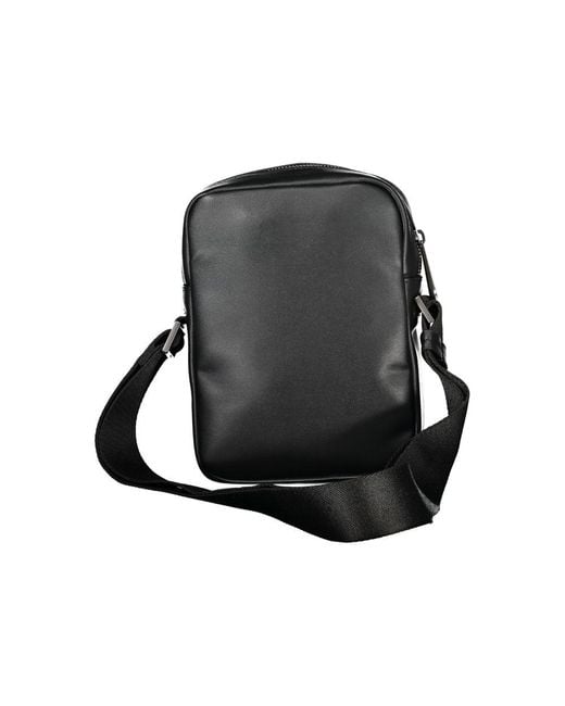 Calvin Klein Black Eco-Chic Shoulder Bag With Logo Detail for men