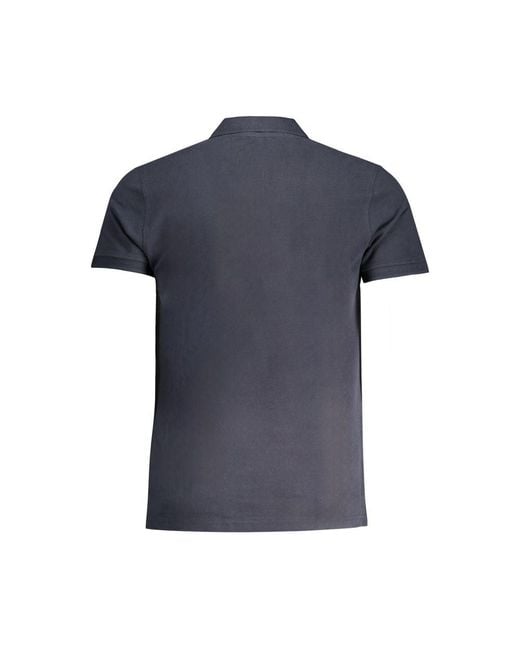 Roberto Cavalli Blue Cotton Polo for men