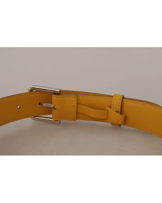Dolce & Gabbana Black Elegant Leather Belt