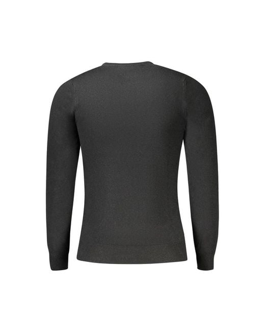 Roberto Cavalli Gray Nero Viscosa Uomo Maglia for men