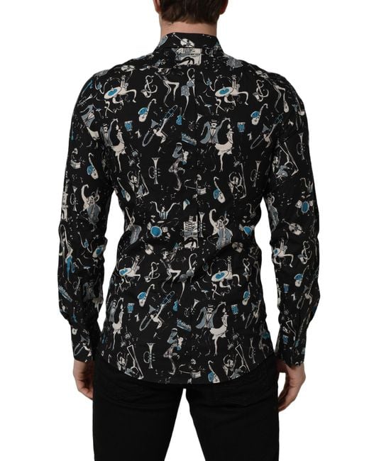 Dolce & Gabbana Black Casual Shirts for men