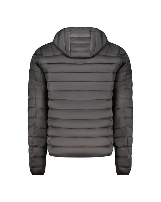 Roberto Cavalli Gray Black Polyester Light Jacket for men