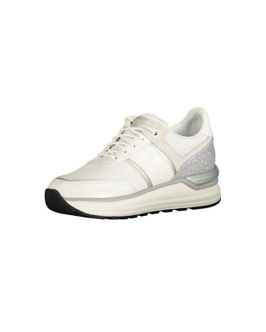 U.S. POLO ASSN. White Bianco Eco Suede Sneaker