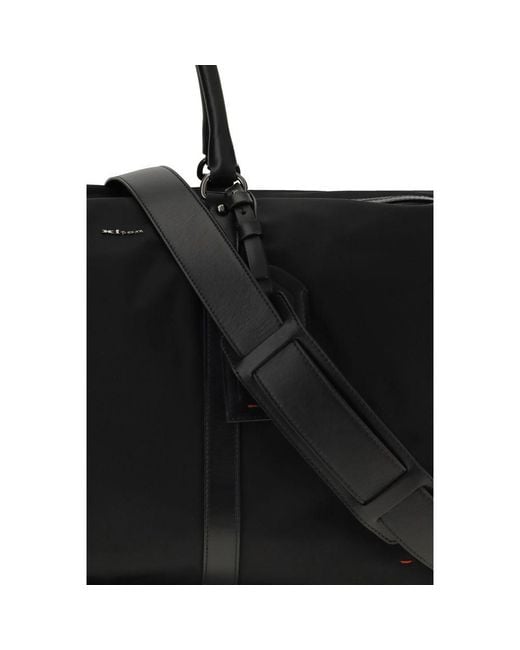 Kiton Black Nylon Luggage And Travel for men