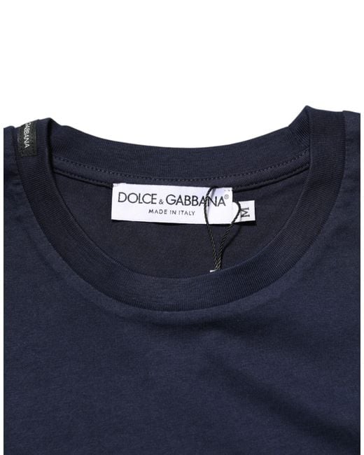 Dolce & Gabbana Black Logo Graphic Tee for men