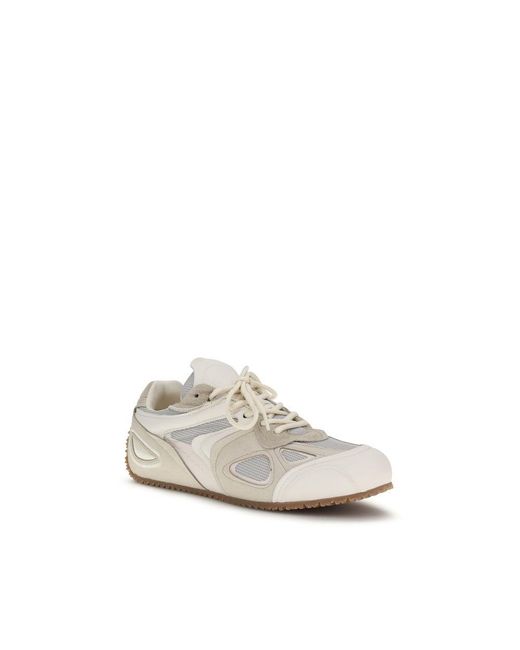 Axel Arigato White Beige Calf Leather Bos Taurus Low Top Sneakers for men