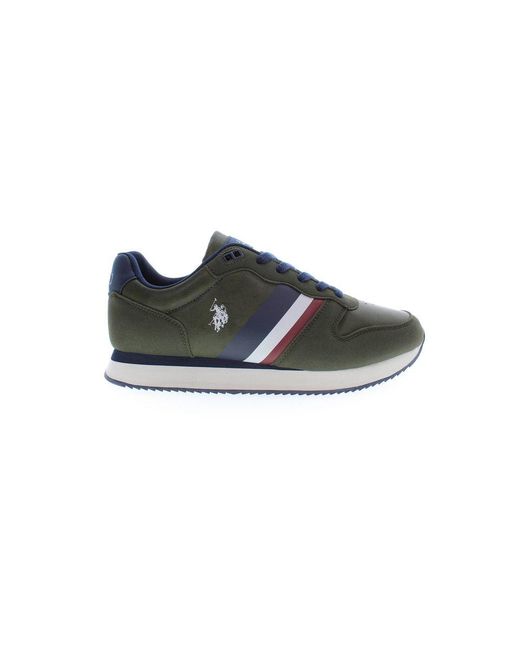 U.S. POLO ASSN. Green Chic Lace-Up Sports Sneakers for men