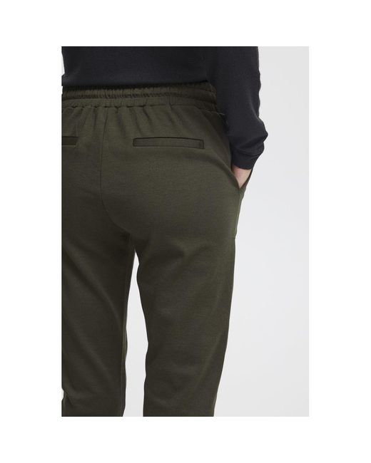 Ichi Women's Green Polyester Jeans & Pant