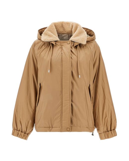 Weekend by Maxmara Brown Reversible Windbreaker Jacket