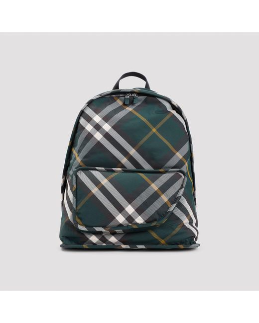 Burberry green backpack sales