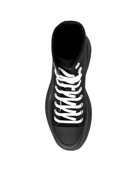 Alexander McQueen Black Tread Slick Boot for men