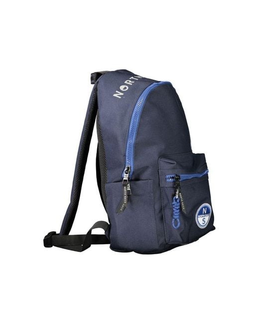 North Sails Blue Polyester Men's Backpack for men